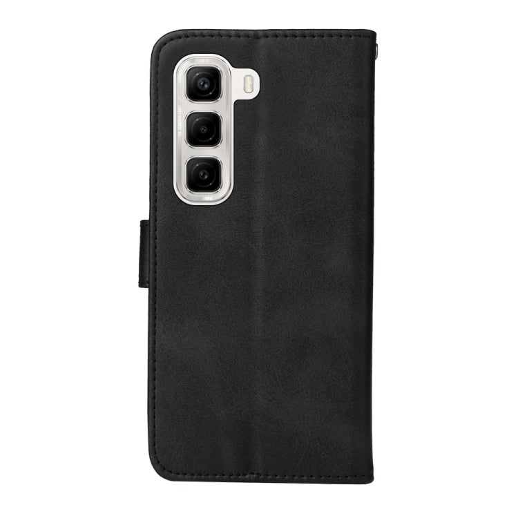 For Infinix Hot 50 4G Classic Calf Texture Flip Leather Phone Case