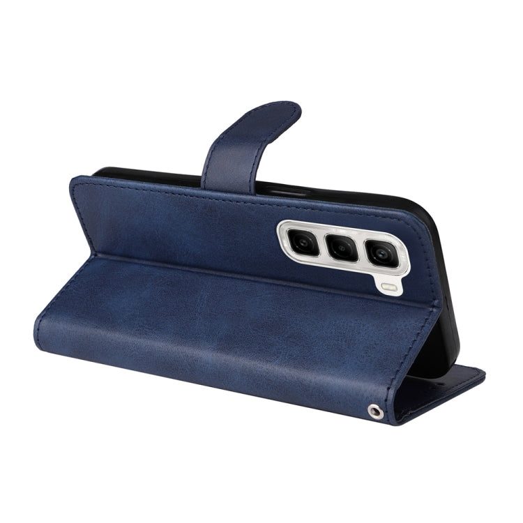 For Infinix Hot 50 4G Classic Calf Texture Flip Leather Phone Case