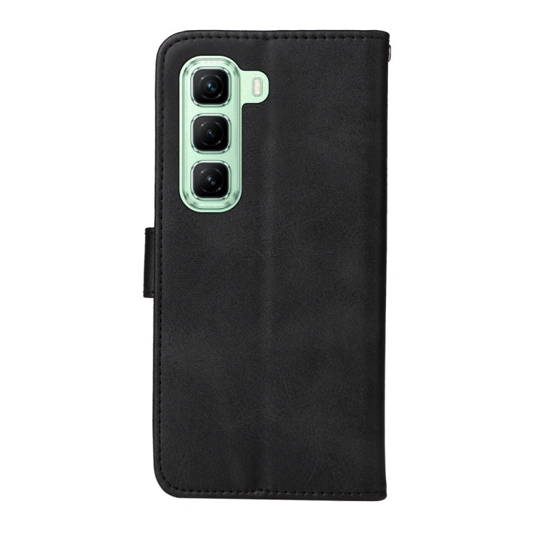 For Infinix Hot 50 5G Classic Calf Texture Flip Leather Phone Case