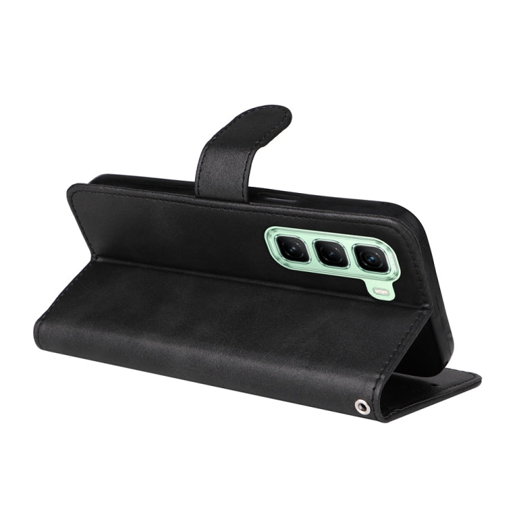 For Infinix Hot 50 5G Classic Calf Texture Flip Leather Phone Case
