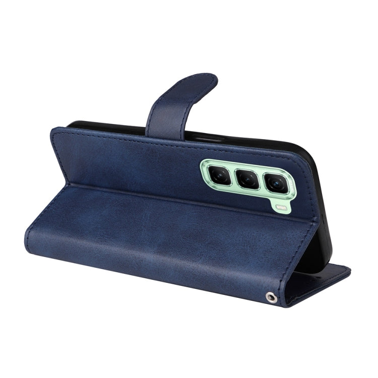 For Infinix Hot 50 5G Classic Calf Texture Flip Leather Phone Case