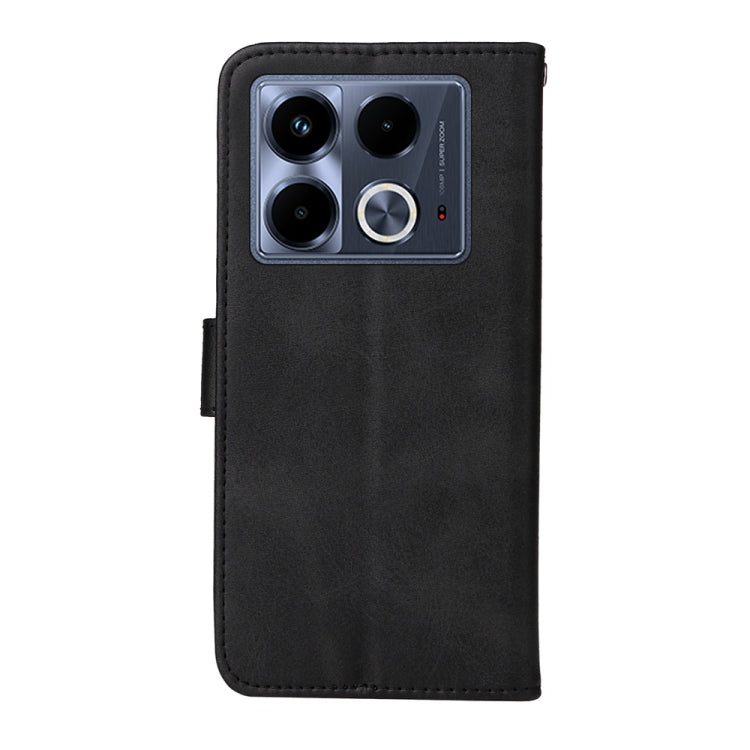 For Infinix Note 40 4G Classic Calf Texture Flip Leather Phone Case