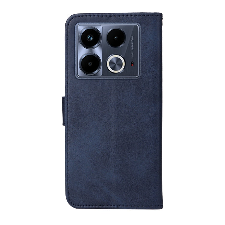 For Infinix Note 40 4G Classic Calf Texture Flip Leather Phone Case