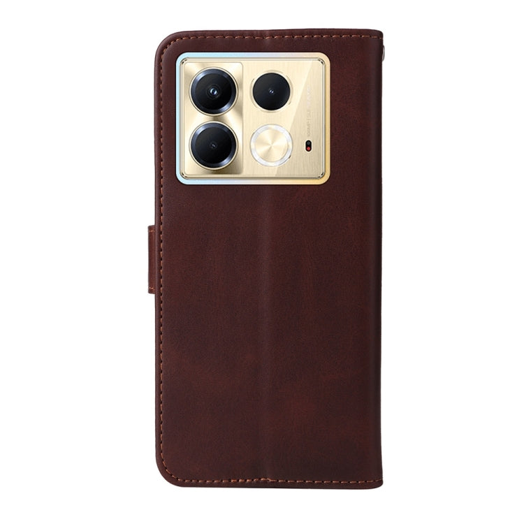 For Infinix Note 40 5G Classic Calf Texture Flip Leather Phone Case