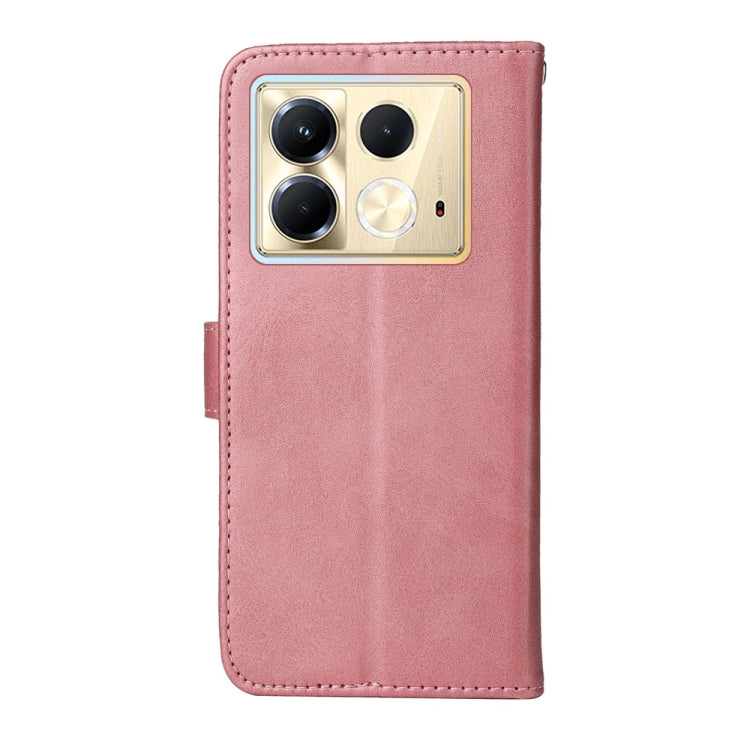 For Infinix Note 40 5G Classic Calf Texture Flip Leather Phone Case
