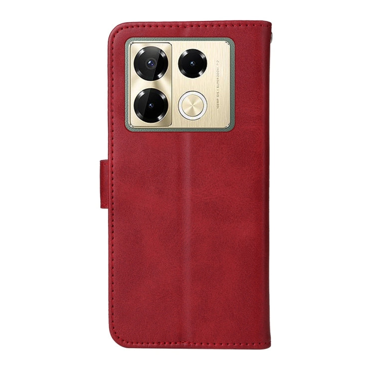 For Infinix Note 40 Pro 4G / 5G / Note 40 Pro+ Classic Calf Texture Flip Leather Phone Case