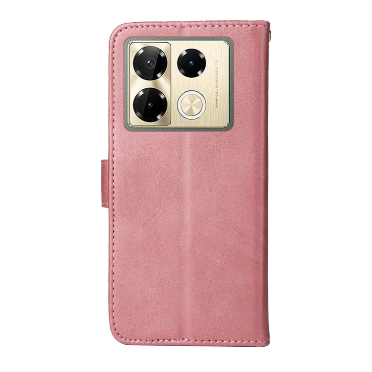 For Infinix Note 40 Pro 4G / 5G / Note 40 Pro+ Classic Calf Texture Flip Leather Phone Case