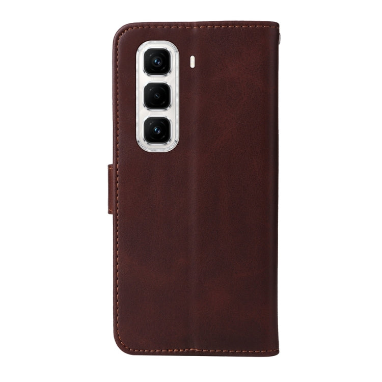 For Infinix Hot 50 Pro+ 4G Classic Calf Texture Flip Leather Phone Case