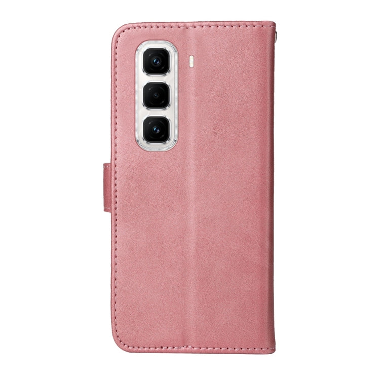 For Infinix Hot 50 Pro+ 4G Classic Calf Texture Flip Leather Phone Case