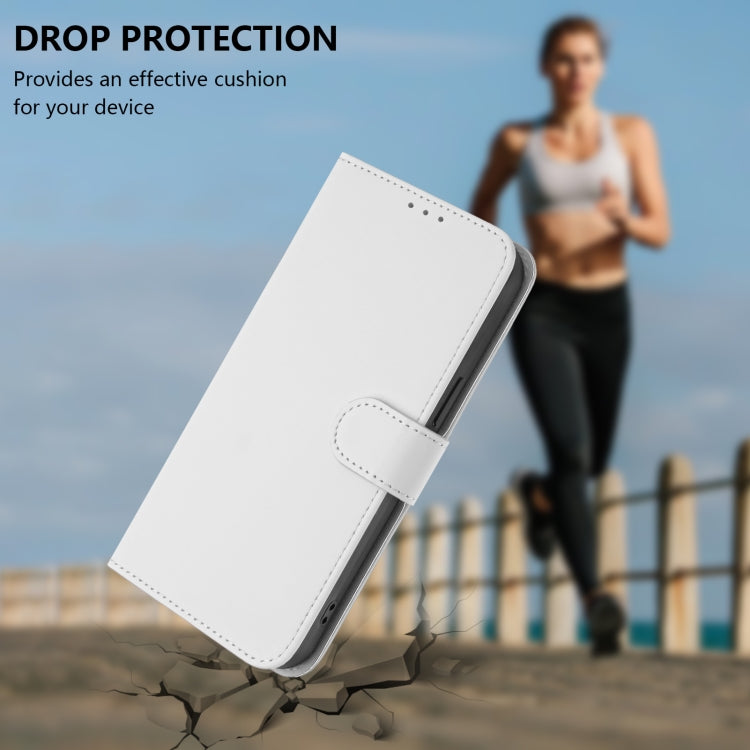 For Cubot Max 5 Skin Feel Solid Color Leather Phone Case with Lanyard