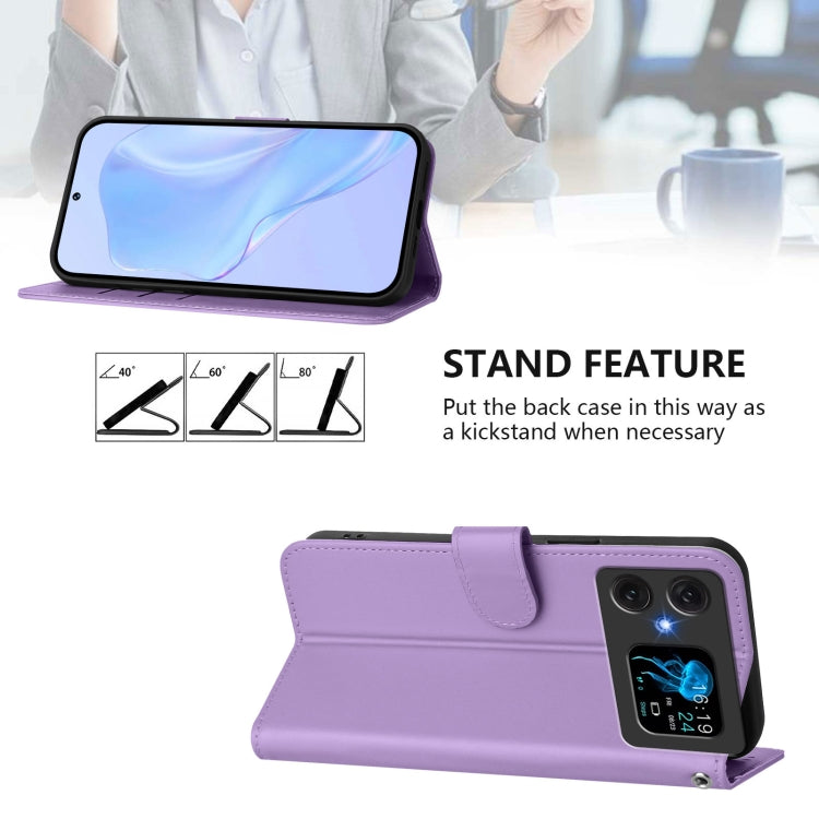 For Cubot A20 Skin Feel Solid Color Leather Phone Case with Lanyard