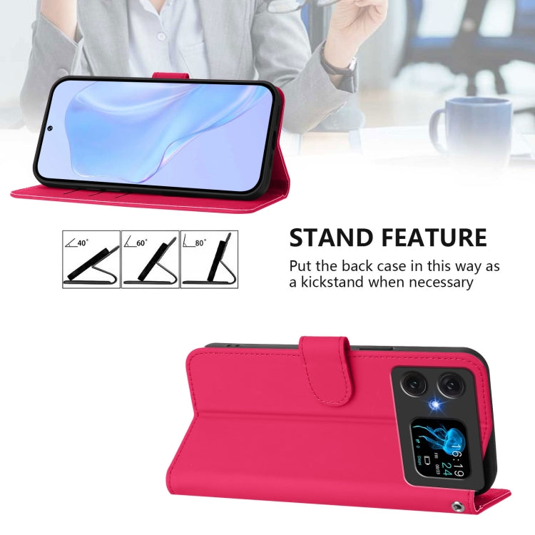 For Cubot A20 Skin Feel Solid Color Leather Phone Case with Lanyard