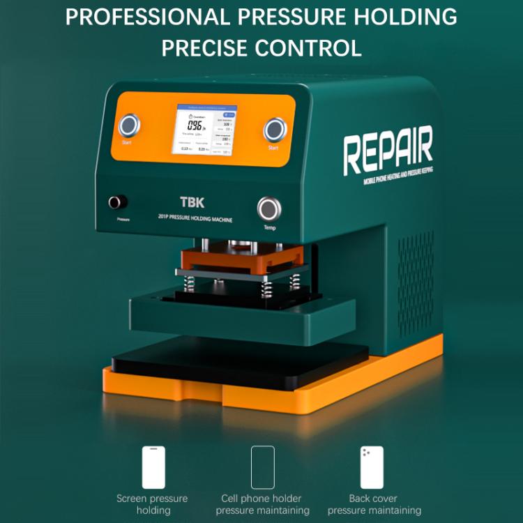 TBK 201P Frame / Screen / Back Cover Pressure Holding Machine with Built-in Vacuum Pump, Plug:AU Plug