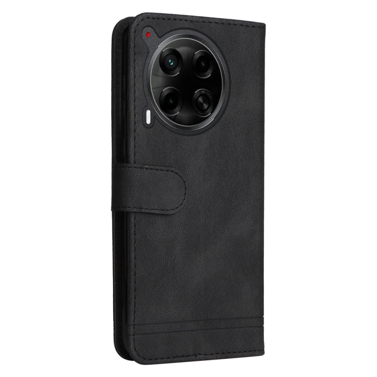For Tecno Camon 30 4G / 5G Skin Feel Life Tree Metal Button Leather Phone Case