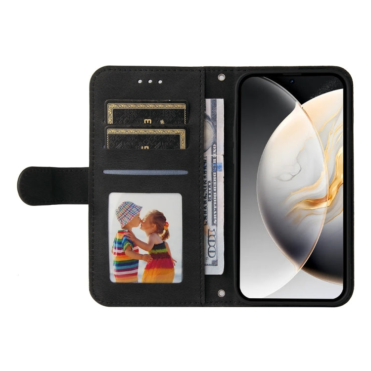 For Tecno Camon 30 4G / 5G Skin Feel Life Tree Metal Button Leather Phone Case