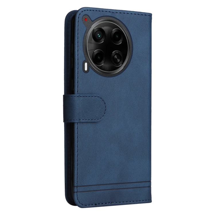 For Tecno Camon 30 4G / 5G Skin Feel Life Tree Metal Button Leather Phone Case