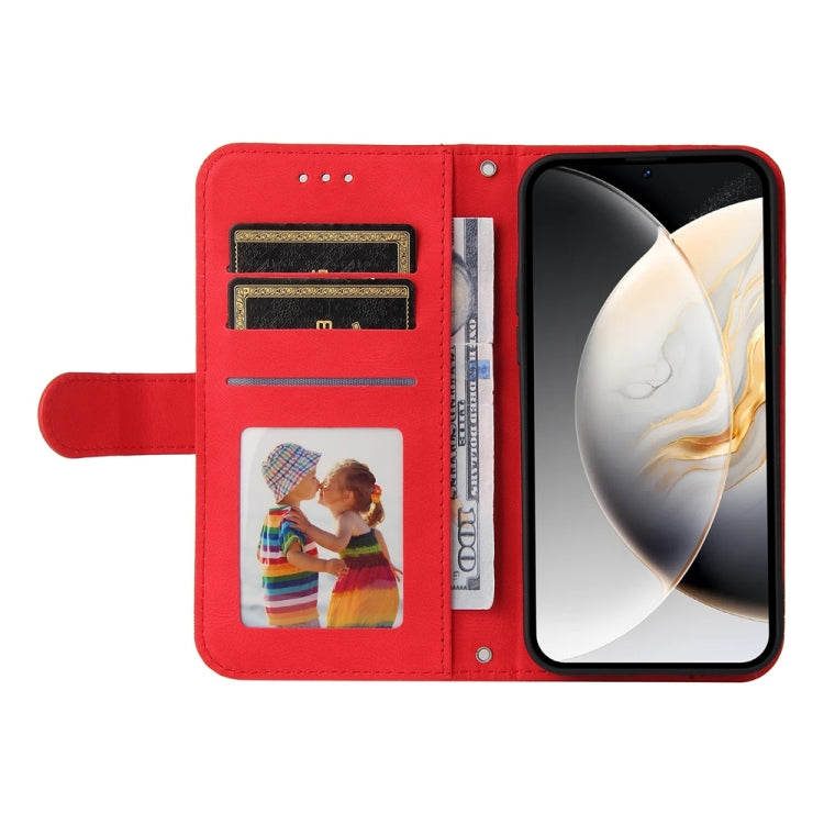 For Tecno Camon 30 Pro Skin Feel Life Tree Metal Button Leather Phone Case
