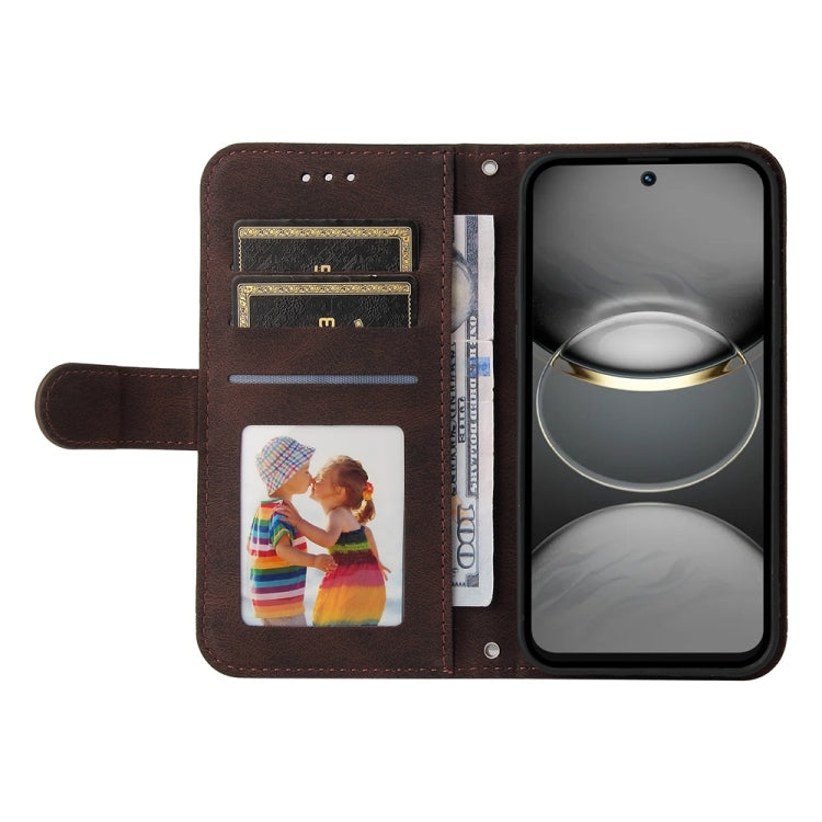For Tecno Spark 30C Skin Feel Life Tree Metal Button Leather Phone Case