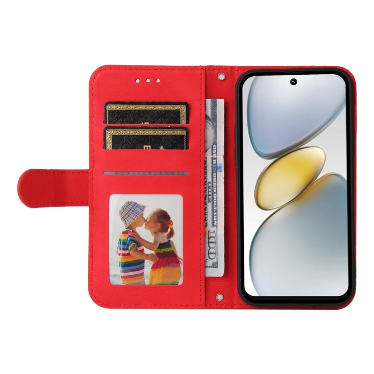 For Tecno Spark Go 1 / Pop 9 / Spark Go 2025 Skin Feel Life Tree Metal Button Leather Phone Case