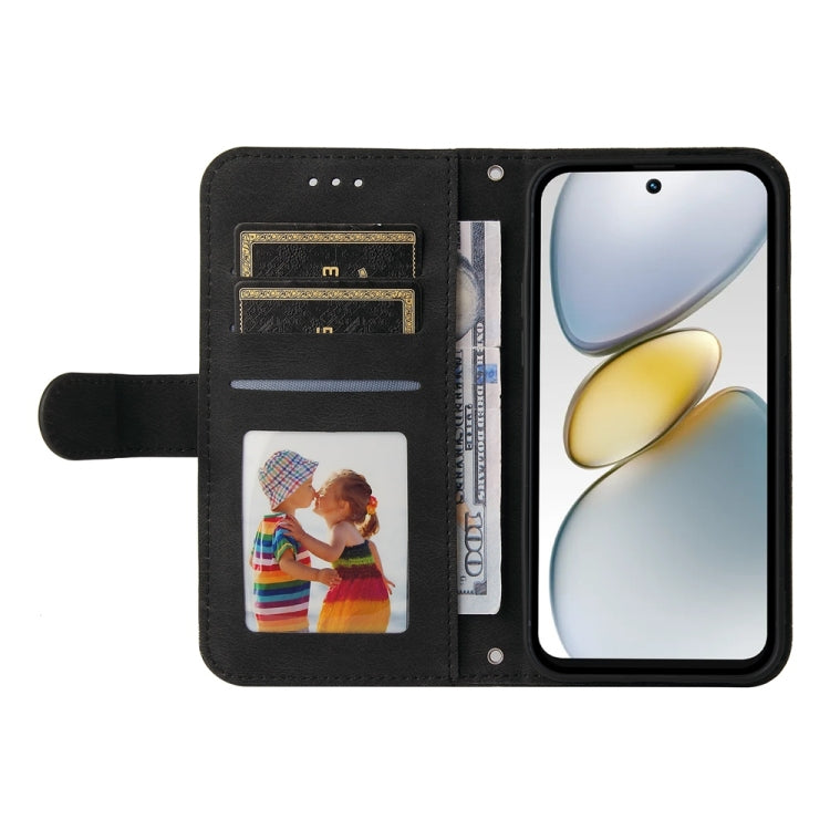 For Tecno Spark Go 1 / Pop 9 / Spark Go 2025 Skin Feel Life Tree Metal Button Leather Phone Case