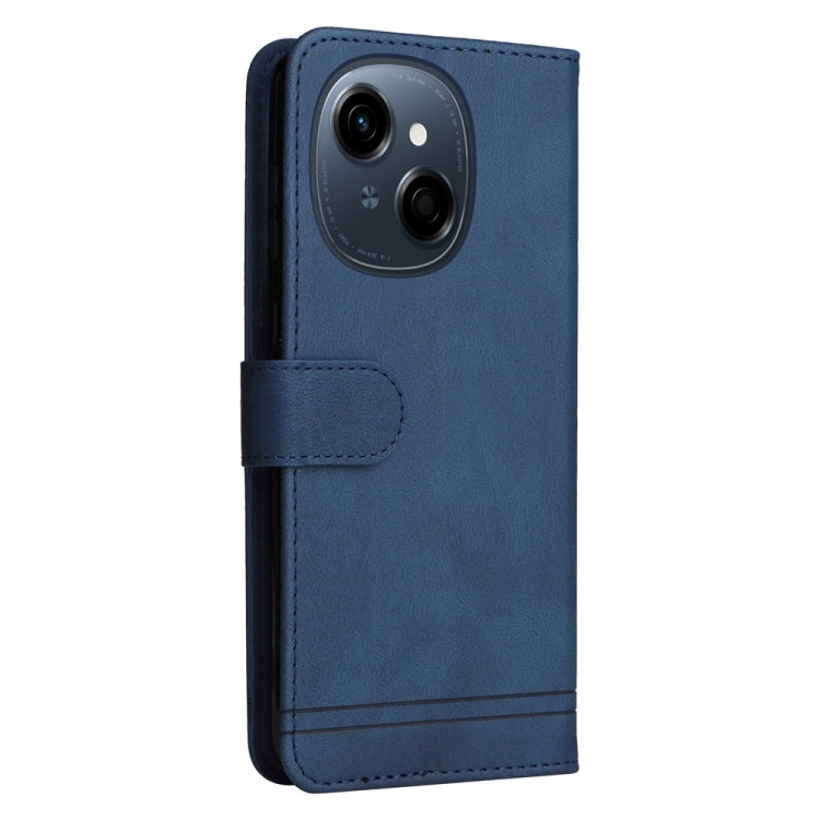 For Tecno Spark Go 1 / Pop 9 / Spark Go 2025 Skin Feel Life Tree Metal Button Leather Phone Case
