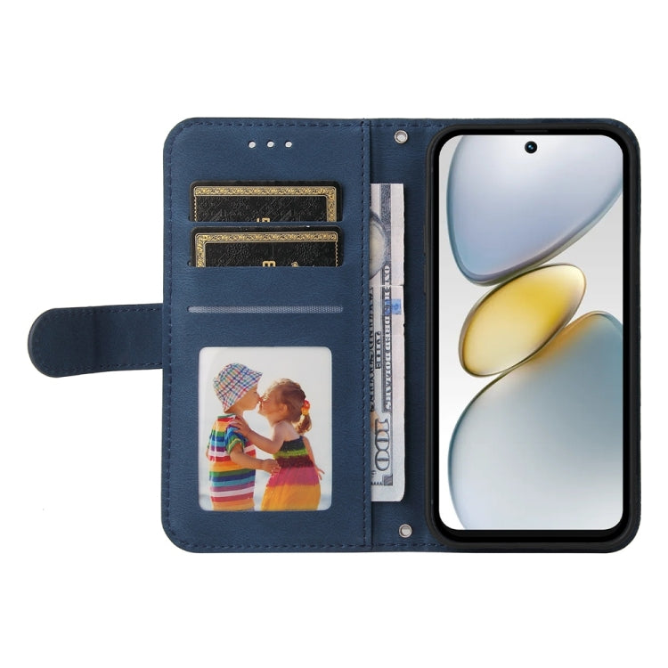 For Tecno Spark Go 1 / Pop 9 / Spark Go 2025 Skin Feel Life Tree Metal Button Leather Phone Case