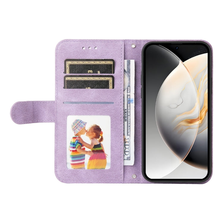 For Tecno Camon 30S / Camon 30S Pro Skin Feel Life Tree Metal Button Leather Phone Case