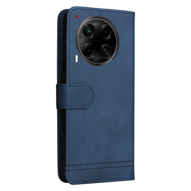 For Tecno Camon 30S / Camon 30S Pro Skin Feel Life Tree Metal Button Leather Phone Case