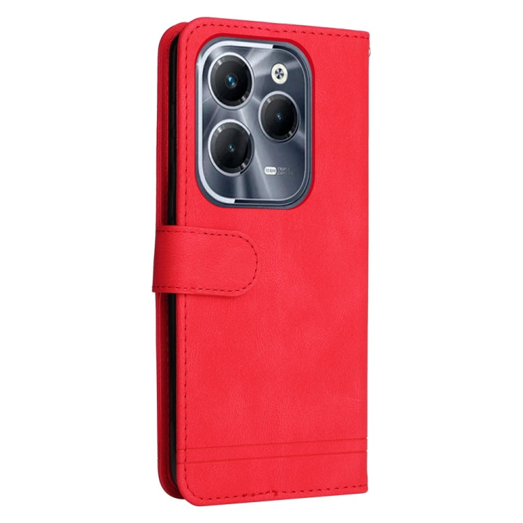 For Infinix Hot 40 / Hot 40 Pro Skin Feel Life Tree Metal Button Leather Phone Case