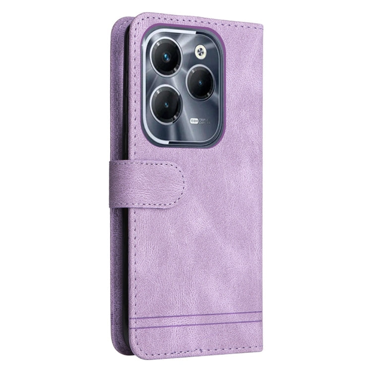 For Infinix Hot 40 / Hot 40 Pro Skin Feel Life Tree Metal Button Leather Phone Case