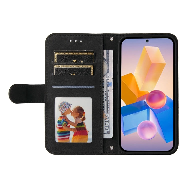 For Infinix Hot 40i Skin Feel Life Tree Metal Button Leather Phone Case
