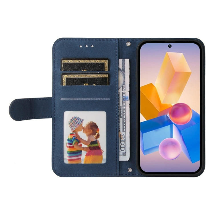 For Infinix Hot 40i Skin Feel Life Tree Metal Button Leather Phone Case