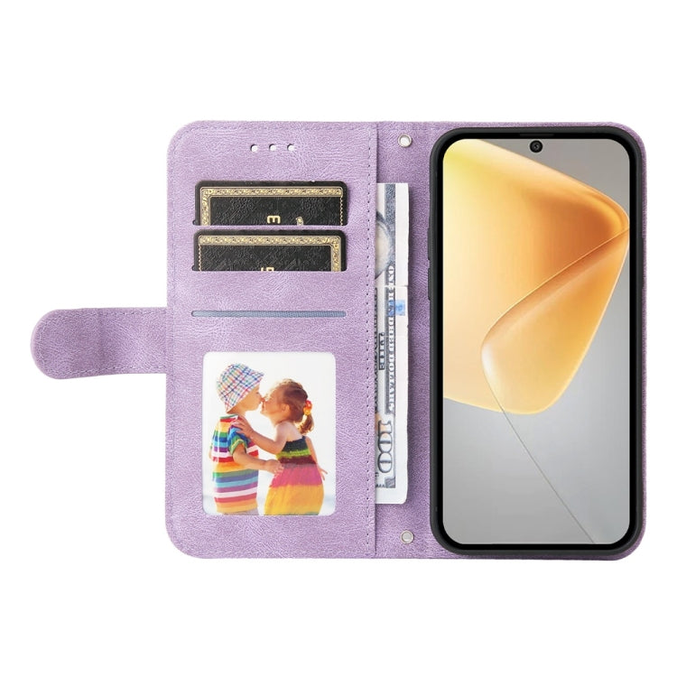 For Infinix Hot 50 4G Skin Feel Life Tree Metal Button Leather Phone Case