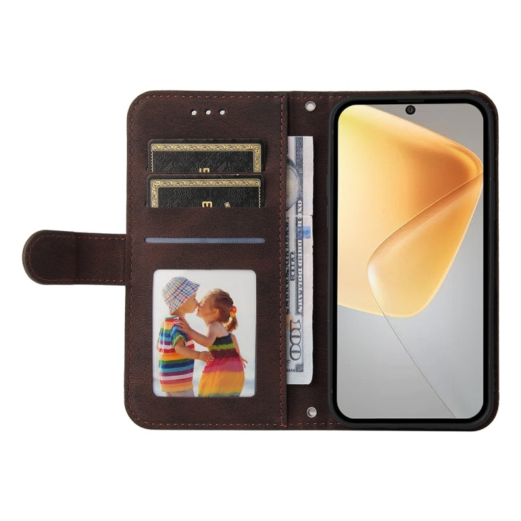 For Infinix Hot 50 4G Skin Feel Life Tree Metal Button Leather Phone Case
