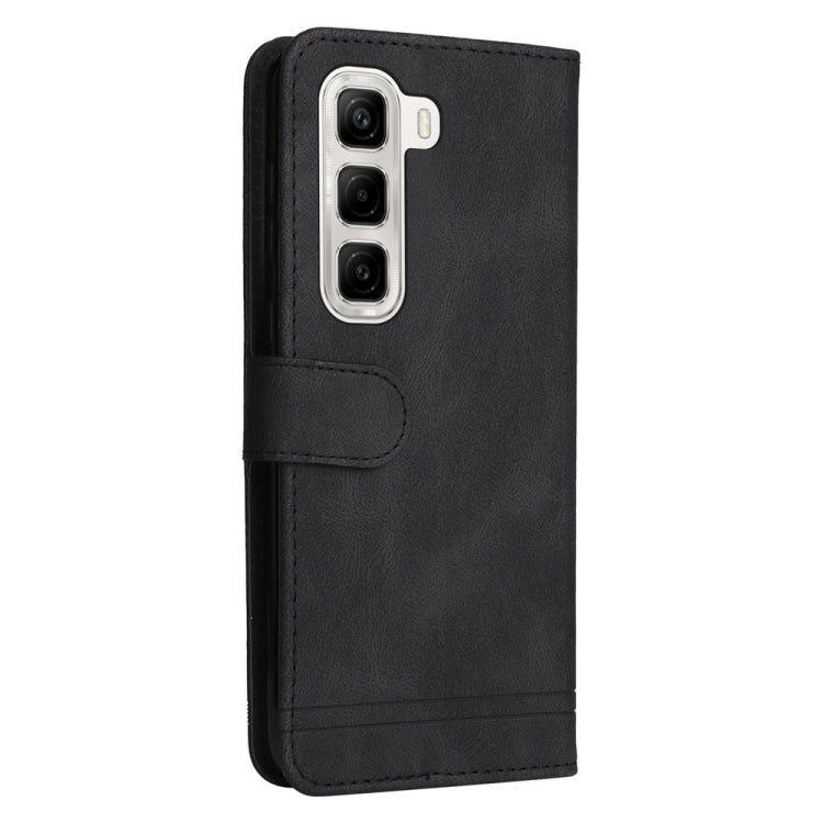 For Infinix Hot 50 4G Skin Feel Life Tree Metal Button Leather Phone Case