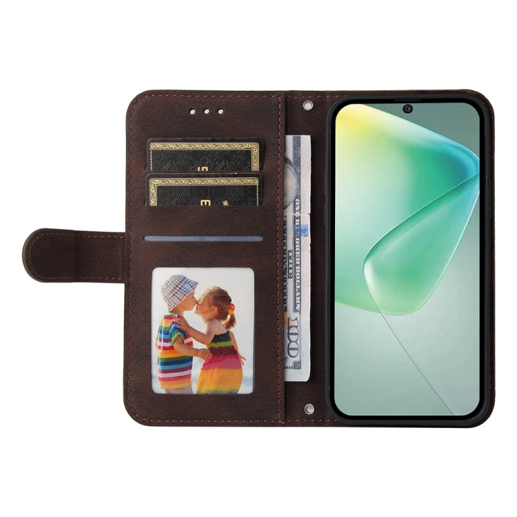 For Infinix Hot 50 5G Skin Feel Life Tree Metal Button Leather Phone Case