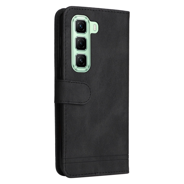 For Infinix Hot 50 5G Skin Feel Life Tree Metal Button Leather Phone Case
