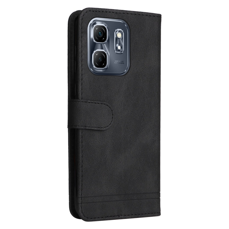 For Infinix Hot 50i / Smart 9 Skin Feel Life Tree Metal Button Leather Phone Case