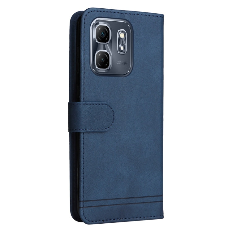 For Infinix Hot 50i / Smart 9 Skin Feel Life Tree Metal Button Leather Phone Case
