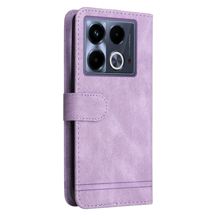 For Infinix Note 40 4G Skin Feel Life Tree Metal Button Leather Phone Case