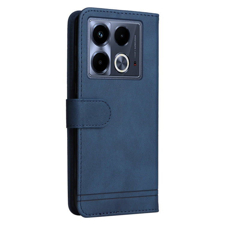 For Infinix Note 40 4G Skin Feel Life Tree Metal Button Leather Phone Case