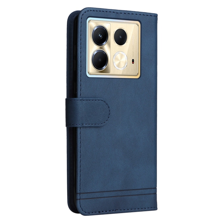 For Infinix Note 40 5G Skin Feel Life Tree Metal Button Leather Phone Case