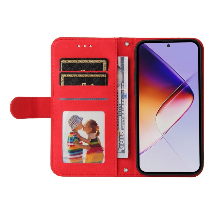 For Infinix Note 40 Pro 4G / 5G / Note 40 Pro+ Skin Feel Life Tree Metal Button Leather Phone Case