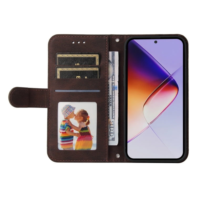 For Infinix Note 40 Pro 4G / 5G / Note 40 Pro+ Skin Feel Life Tree Metal Button Leather Phone Case