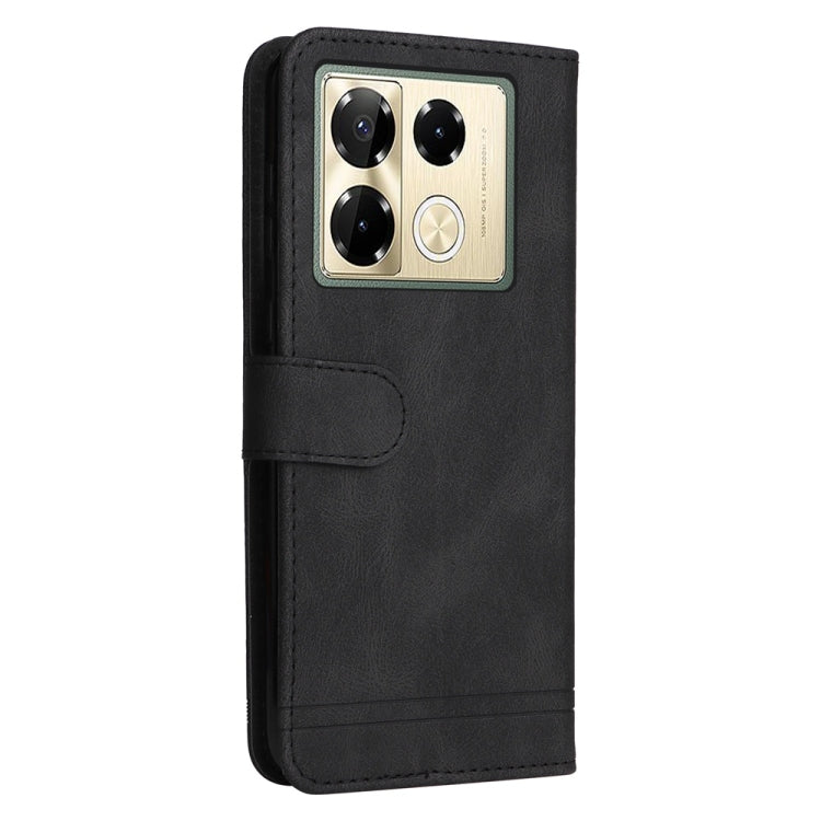 For Infinix Note 40 Pro 4G / 5G / Note 40 Pro+ Skin Feel Life Tree Metal Button Leather Phone Case