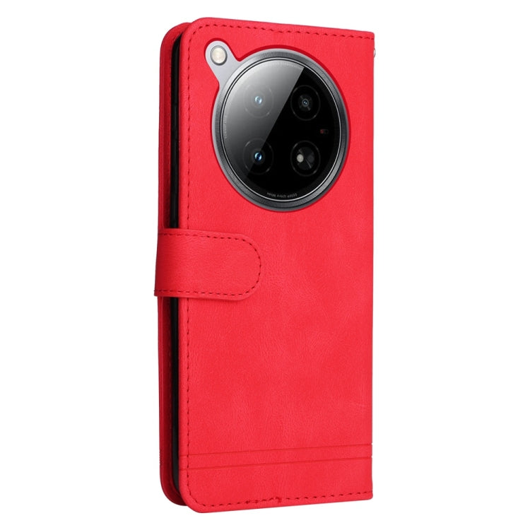 For Infinix Zero 40 4G / 5G Skin Feel Life Tree Metal Button Leather Phone Case