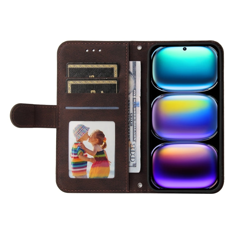For Infinix Hot 50 Pro+ 4G Skin Feel Life Tree Metal Button Leather Phone Case