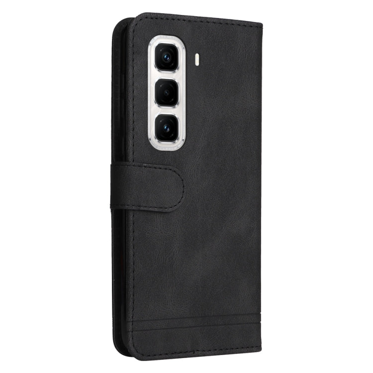 For Infinix Hot 50 Pro+ 4G Skin Feel Life Tree Metal Button Leather Phone Case
