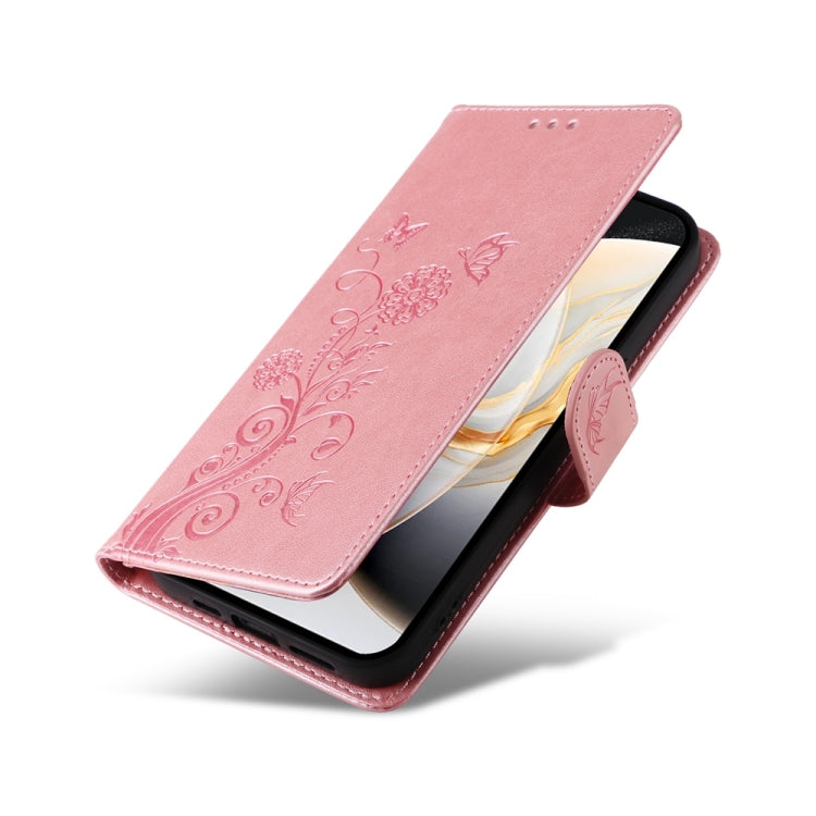 For Tecno Camon 30 4G / 5G Embossed Butterfly Flowers Leather Phone Case