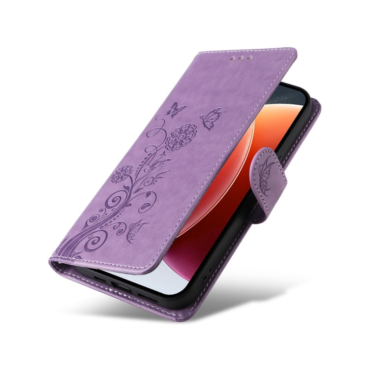 For Tecno Camon 30 Premier Embossed Butterfly Flowers Leather Phone Case